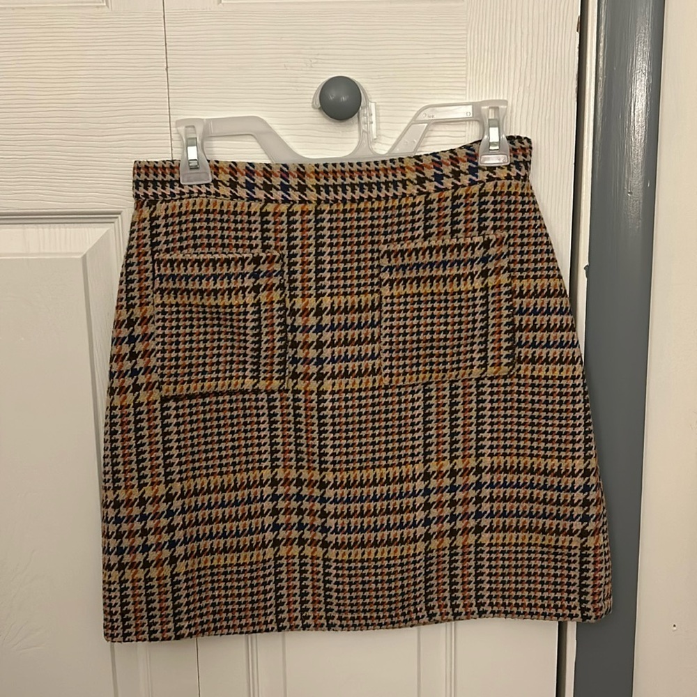 Modcloth herringbone wool mini skirt.